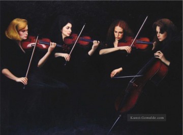 String Quartet Chinese Chen Yifei Ölgemälde